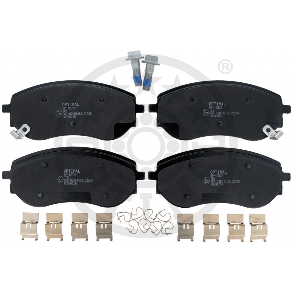 Тормозные колодки дисковые, комплект OPTIMAL BP-12929 1439898244 J IC1G - Изображение 1