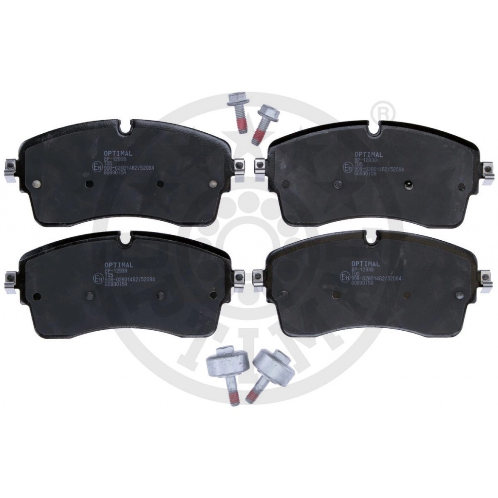 Тормозные колодки дисковые, комплект OPTIMAL 1439898253 BP-12939 6N 9FKF - Изображение 1