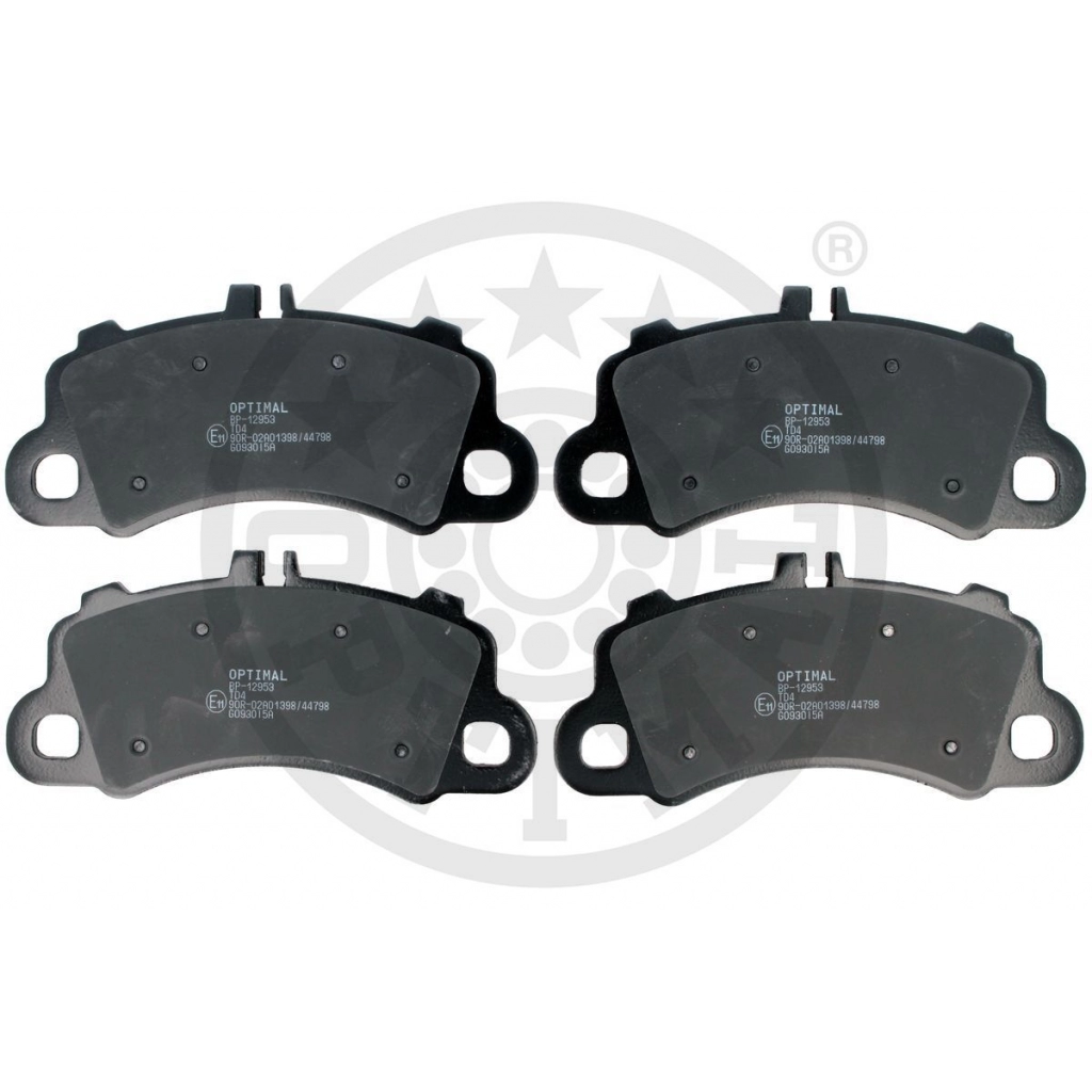 Тормозные колодки дисковые, комплект OPTIMAL BP-12953 TVMTA VI 1439898267 - Изображение 1