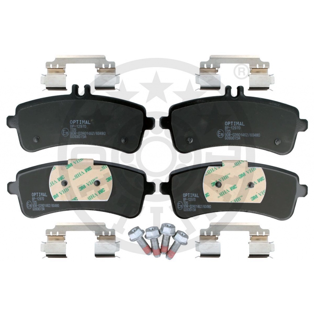 Тормозные колодки дисковые, комплект OPTIMAL BP-12970 1439898282 561 7Q2 - Изображение 1
