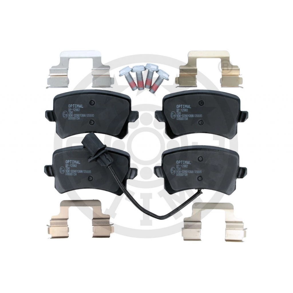 Тормозные колодки дисковые, комплект OPTIMAL 1439898291 BP-12982 2 SBC5 - Изображение 1