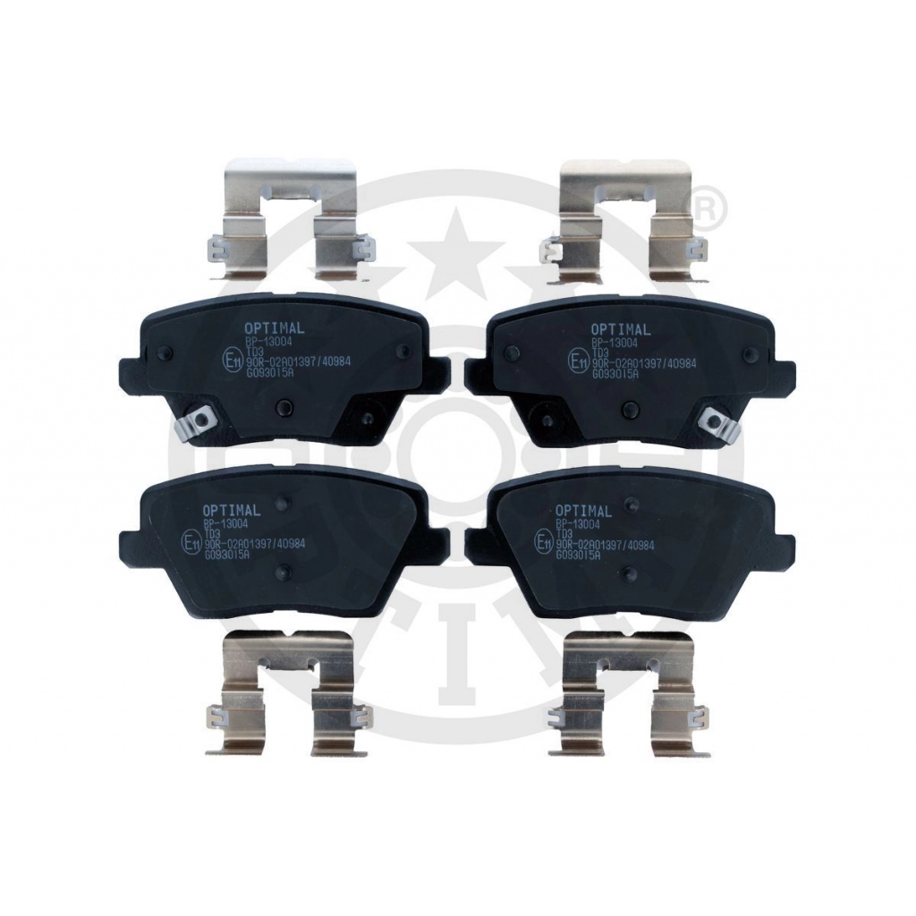 Тормозные колодки дисковые, комплект OPTIMAL 5A 6ZR 1439898310 BP-13004 - Изображение 1