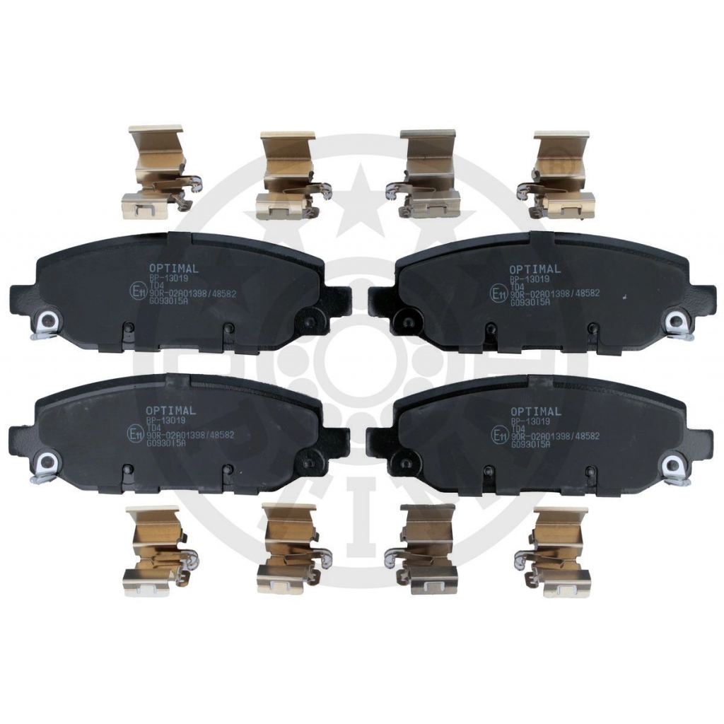 Тормозные колодки дисковые, комплект OPTIMAL LEDC P BP-13019 1439898323 - Изображение 1
