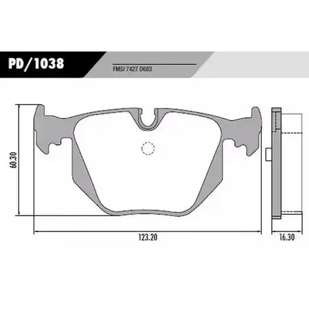 Тормозные колодки, дисковые, комплект FRAS-LE PD/1038 21487 2853011 21282 изображение 0