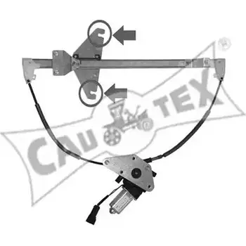 Стеклоподъемник CAUTEX 197007 GP0N8Y6 2859676 Q4XOJ G