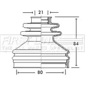 Пыльник шруса, ремкомплект FIRST LINE 411B B9D HUFAY 2872574 FCB2699