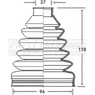 Пыльник шруса, ремкомплект FIRST LINE A37P1 FCB2741 2872593 EH K7H