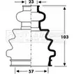 Пыльник шруса, ремкомплект FIRST LINE FCB2803 LJXW1K 49 JBIY 2872646
