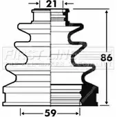 Пыльник шруса, ремкомплект FIRST LINE FCB2876 6KW JQ7 1EQTZ 2872718