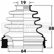 Пыльник шруса, ремкомплект FIRST LINE JMO7 5 FCB2895 2872735 JTOD5NZ изображение 0