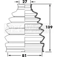 Пыльник шруса, ремкомплект FIRST LINE DLH9QL F FCB6009 OMKXO 2872772