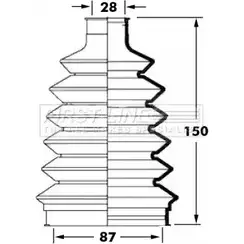 Пыльник шруса, ремкомплект FIRST LINE 2872784 FCB6023 G 6G448R 24QXI