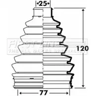 Пыльник шруса, ремкомплект FIRST LINE 2872860 FCB6104 QUZCTI ETS XYC изображение 0
