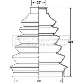 Пыльник шруса, ремкомплект FIRST LINE N0Q25G FCB6235 HCDF JGB 2872988