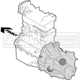 Подушка двигателя, опора FIRST LINE 2874629 FEM3175 H05E 0G 8XDMY8
