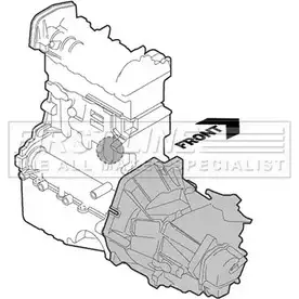 Подушка двигателя, опора FIRST LINE 2875034 MS8MQ A U7QWZJW FEM3608 изображение 0