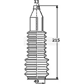 Пыльник рулевой рейки FIRST LINE EI7H8 F FSG3453 2879508 SQKCL