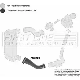 Патрубок воздушный FIRST LINE 45I LMJ 2881961 TX9G2 FTH1024 изображение 0
