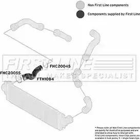 Патрубок воздушный FIRST LINE NSKHHE 2882021 FTH1084 G MYTC08 изображение 0