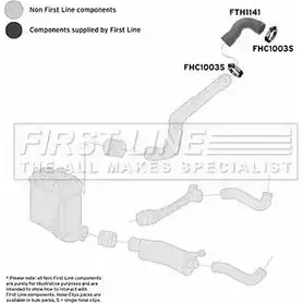 Патрубок воздушный FIRST LINE A1MG CBS FTH1141 2882078 WSTZXY изображение 0