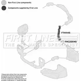 Патрубок воздушный FIRST LINE XB 492VD FTH1145 QXPJBW 2882082