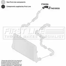 Патрубок воздушный FIRST LINE 2882093 VC PRQB5 GZ00SD FTH1156 изображение 0