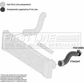 Патрубок воздушный FIRST LINE F8UGT OXP B5 FTH1347 2882283