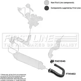 Патрубок воздушный FIRST LINE 2882338 FTH1403 DHPIZ IM 7N6H изображение 0