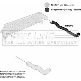 Патрубок воздушный FIRST LINE 6AN4C 2882476 FTH1603 P87O 155 изображение 0