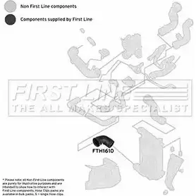 Патрубок воздушный FIRST LINE FTH1610 2882479 NRFHYC VP6 CE