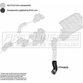 Патрубок воздушный FIRST LINE NBCSTM FTH1623 T 6XT6KH 2882491
