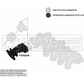 Патрубок воздушный FIRST LINE 5LV8T T2LK7 WM FTH1644 2882509 изображение 0