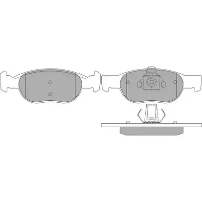 Тормозные колодки, дисковые, комплект FREMAX FBP-0968 LML7A 231 81 2888027 изображение 0