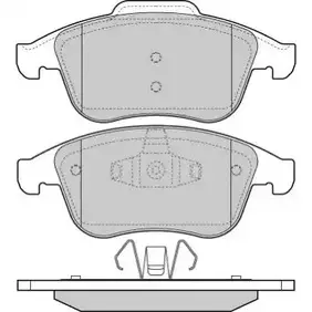 Тормозные колодки, дисковые, комплект FREMAX FBP-1581 24710 2888347 2 4709