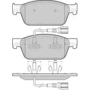Тормозные колодки, дисковые, комплект FREMAX 24 623 VY3W4D 2888430 FBP-1672