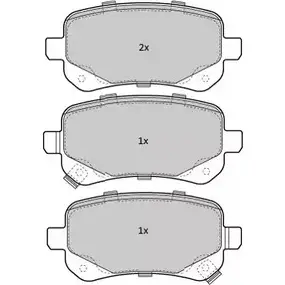 Тормозные колодки, дисковые, комплект FREMAX 2888570 2 4822 QIDA4YL FBP-1826