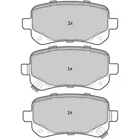 Тормозные колодки, дисковые, комплект FREMAX 2888570 2 4822 QIDA4YL FBP-1826 изображение 0