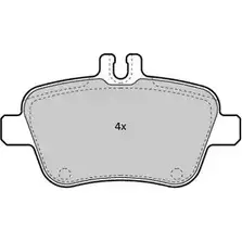 Тормозные колодки, дисковые, комплект FREMAX USVA82 2 4848 FBP-1870 2888611
