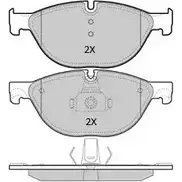 Тормозные колодки, дисковые, комплект FREMAX 2888661 AIMVGZ FBP-1932 243 28 изображение 0