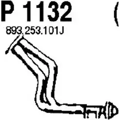 Выхлопная труба глушителя FENNO 2896020 P1132 L1 I158C 6438013011326 изображение 0