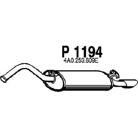 Глушитель FENNO 2896034 6438013011944 P1194 11 MEW изображение 0