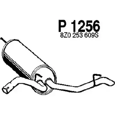 Глушитель FENNO 2896085 6438013012569 P1256 YYX9 U