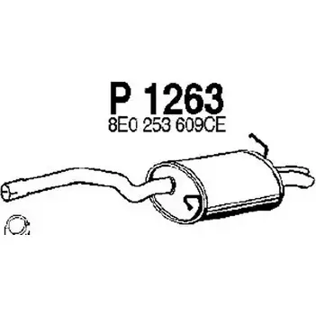 Глушитель FENNO P1263 A MAH3IA 2896093 6438013012637