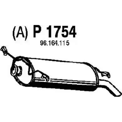 Глушитель FENNO P1754 6438013017540 2896466 XF61ZA 6 изображение 0