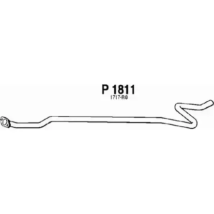 Выхлопная труба глушителя FENNO 6438013018110 WLDTD A P1811 2896513 изображение 0