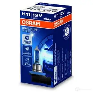 Лампа галогеновая H11 COOL BLUE INTENSE PGJ19-2 55 Вт 12 В 4200K OSRAM H1 1 811866 1FTWSH 64211CBI изображение 7