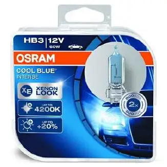 Лампа галогеновая HB3 COOL BLUE INTENSE 60 Вт 12 В OSRAM 9005CBIHCB Z6MLOC H B3 813326 изображение 2