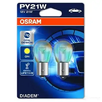 Лампа PY21W DIADEM 21 Вт 12 В OSRAM 812905 WXG1EK P Y21W 7507LDA02B изображение 2