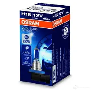 Лампа H16 COOL BLUE INTENSE PGJ19 19 Вт 12 В OSRAM 812124 H 16 64219CBI V51037X изображение 2