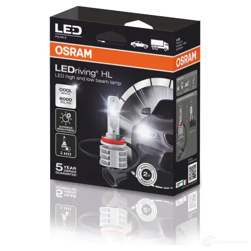 Лампа светодиодная H11 LEDRIVING HL GEN2 14 Вт 12 В 6000K OSRAM NCP UEET 1437253742 67211CW - Изображение 1
